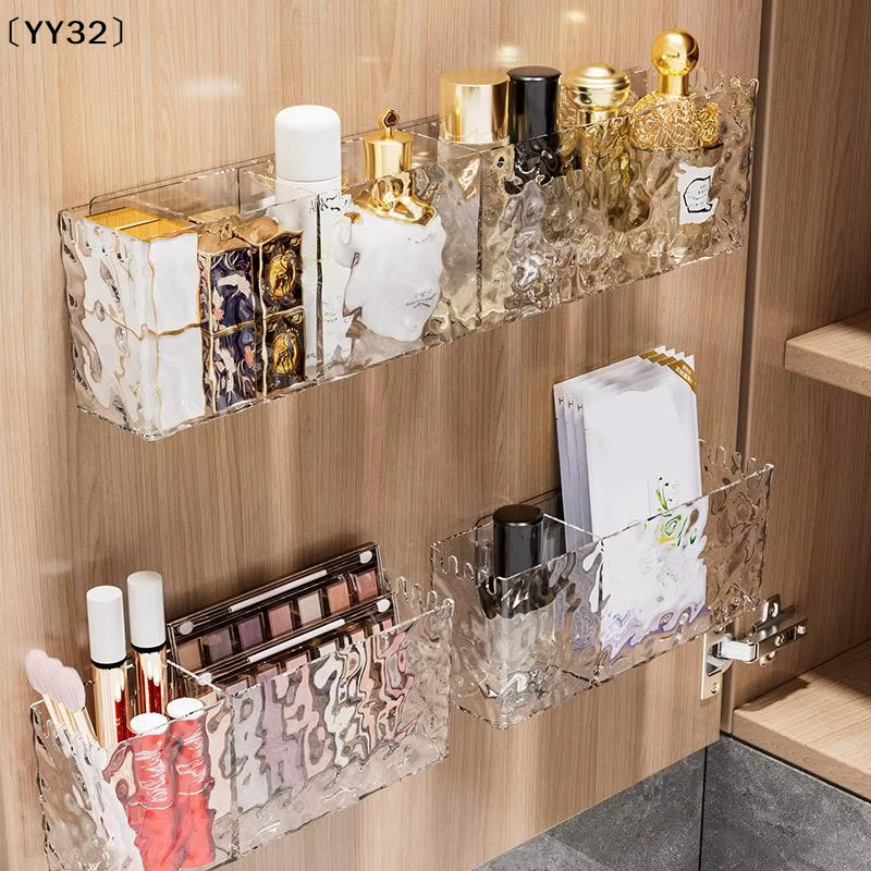 Boîte de rangement à ventouse pour salle de bain