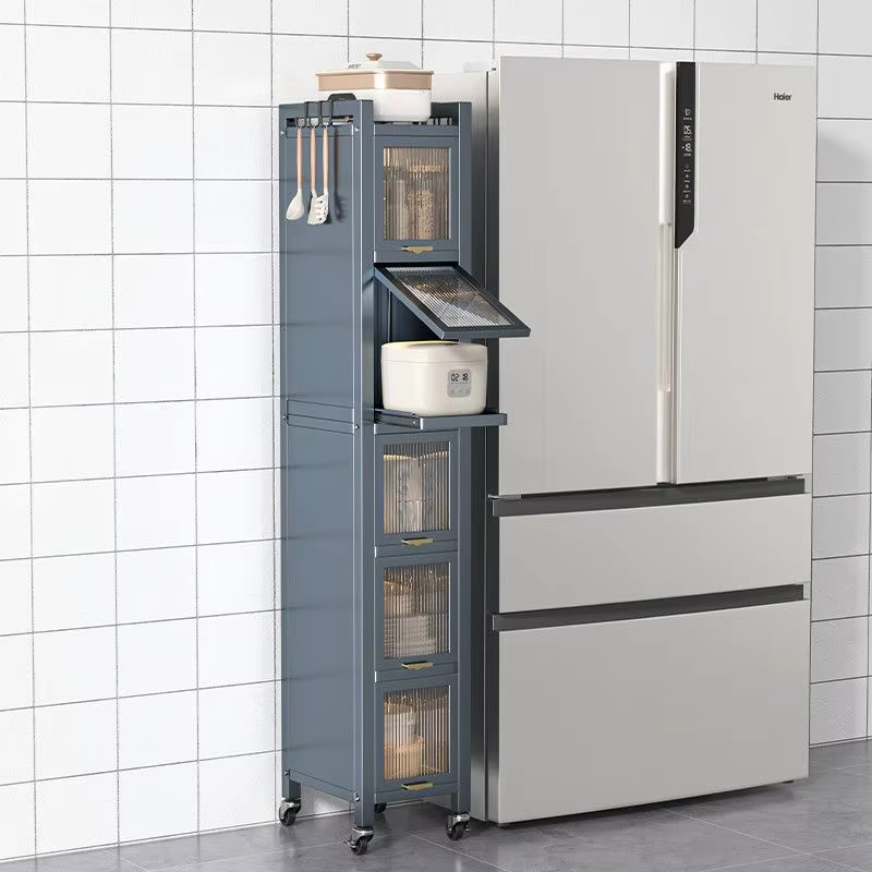 Armoire de rangement pour crevasses de cuisine à tirer