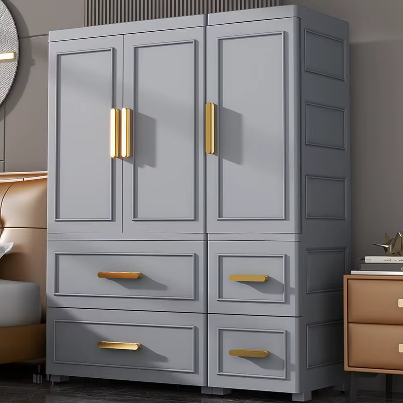 Tiroir empilable armoire robes esthétiques en plastique appartement