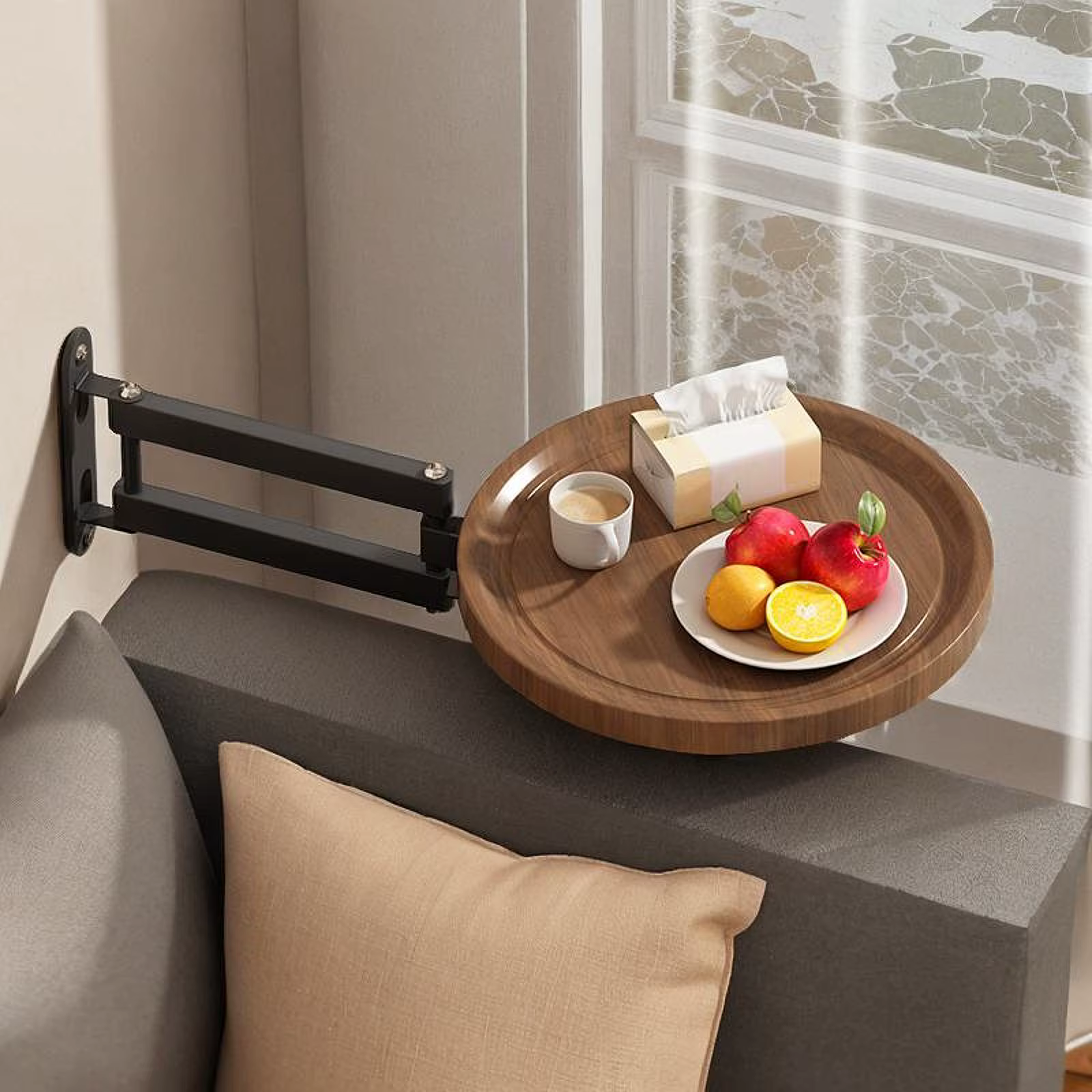 Support d'angle de Table pliante mural