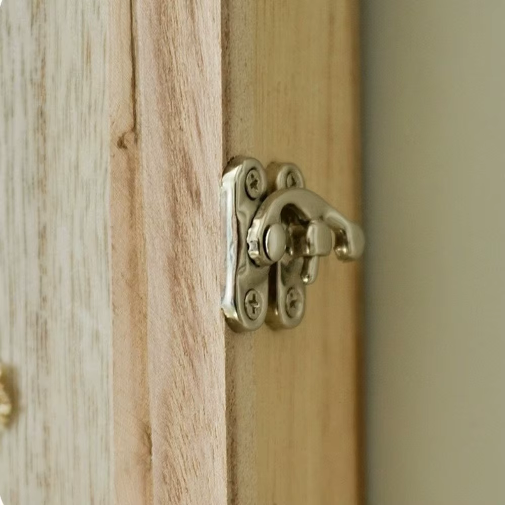 Boîte de rangement murale en bois pour clés