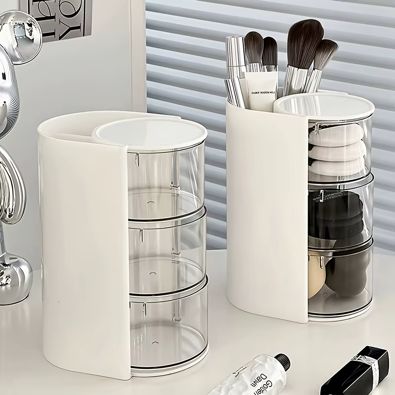 Boîte de rangement pour houppettes