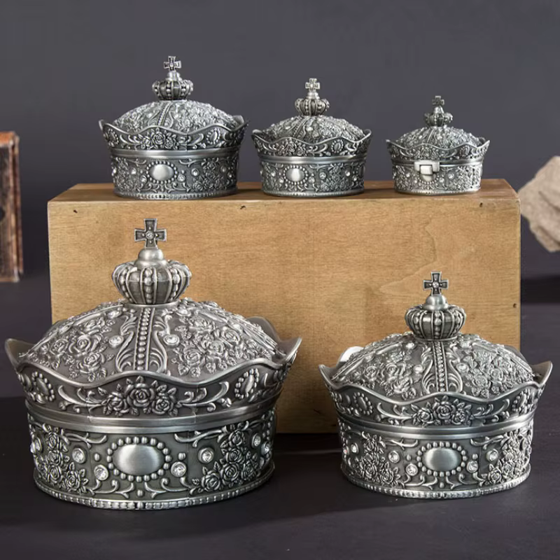 Boîte à bijoux en alliage de Zinc