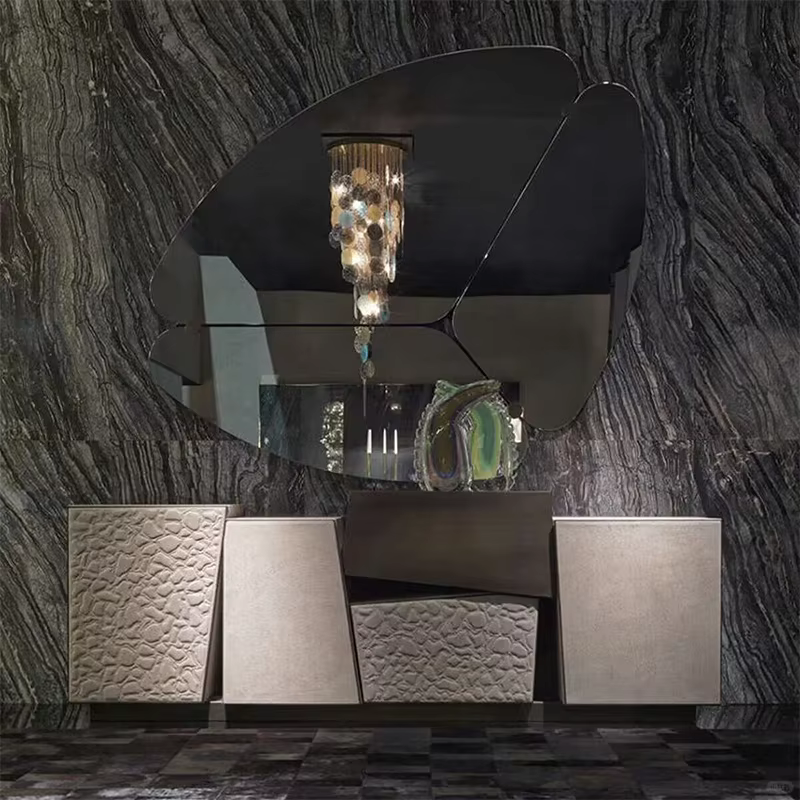 Armoire de Rangement au Design Géométrique Irrégulier