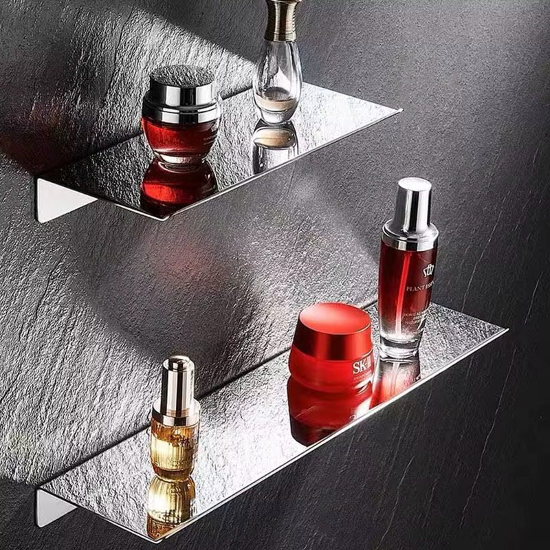 Étagère flottante murale en acier inoxydable