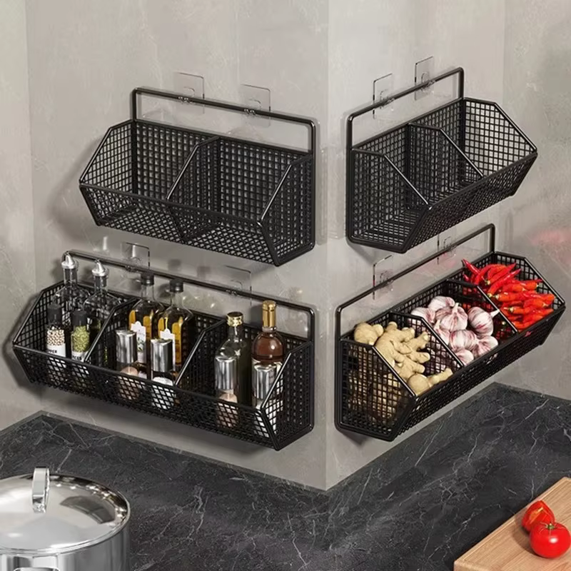 Étagère de rangement murale de cuisine