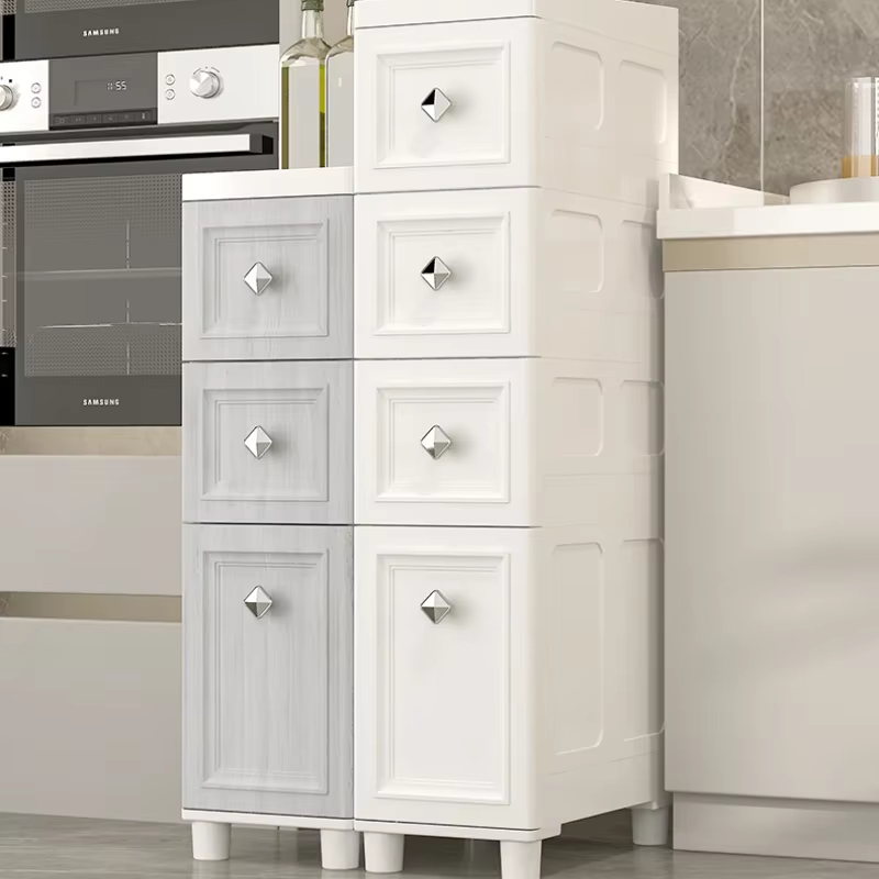 Armoire de rangement multifonctionnelle à fente étroite