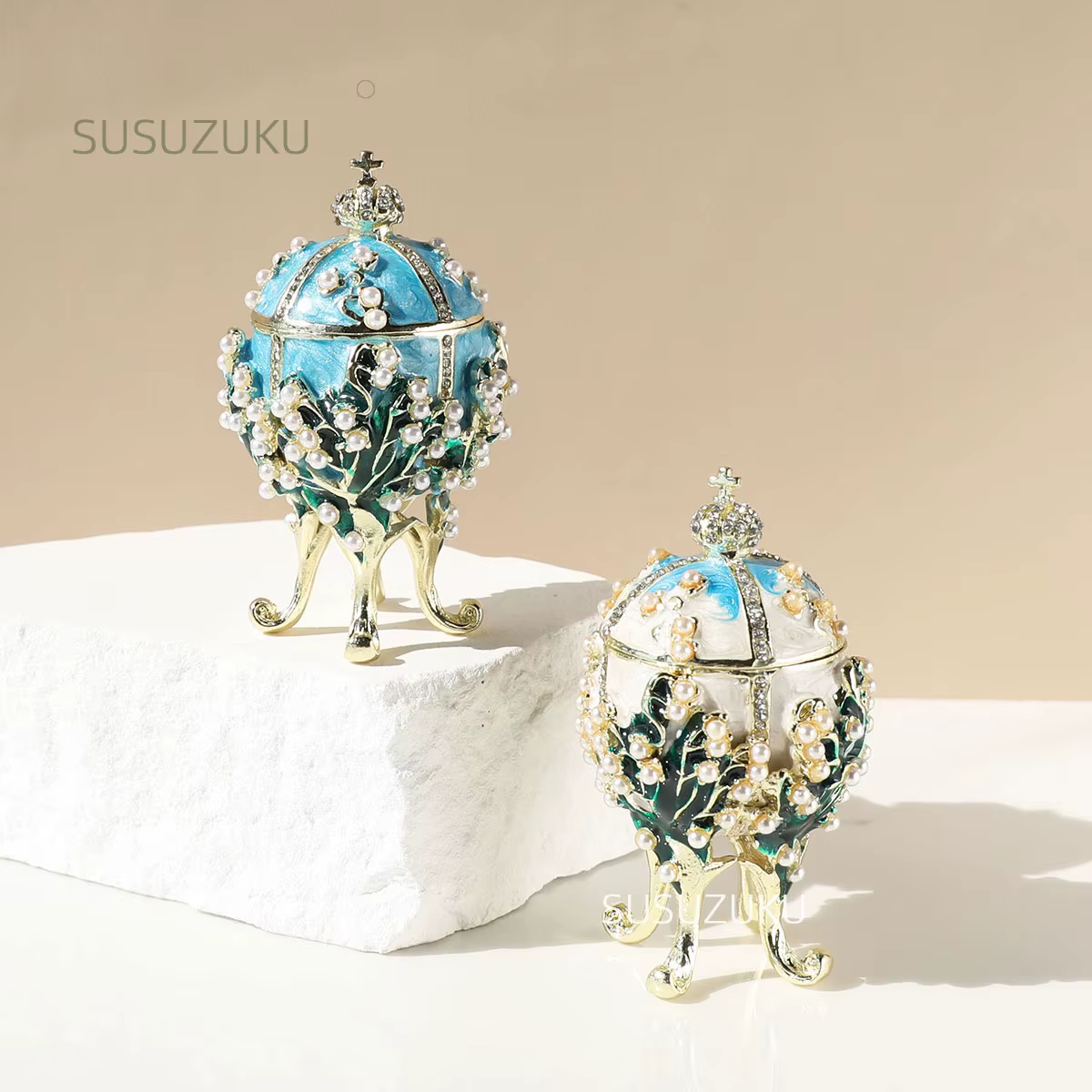 Faberge Egg – boîte à bijoux classique Vintage