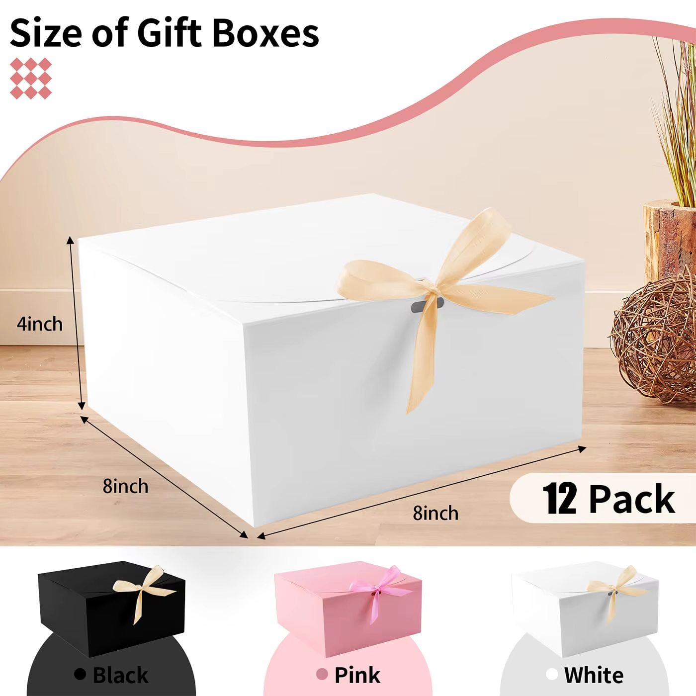 Coffrets cadeaux avec couvercles
