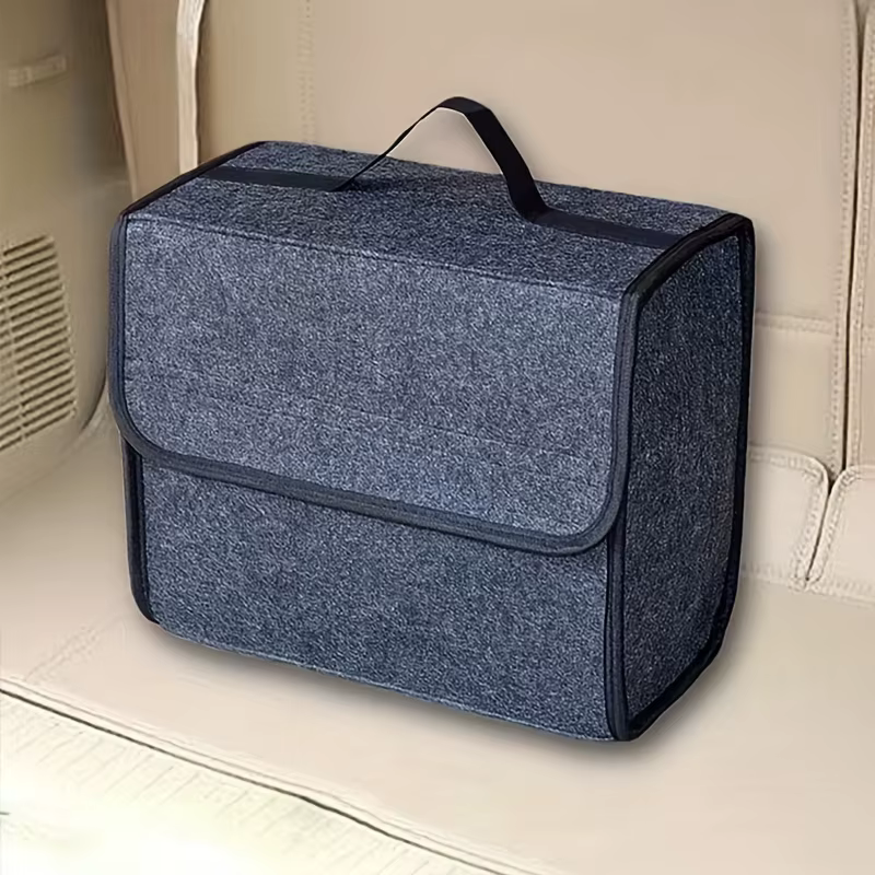 Boîte de rangement de voiture en feutre