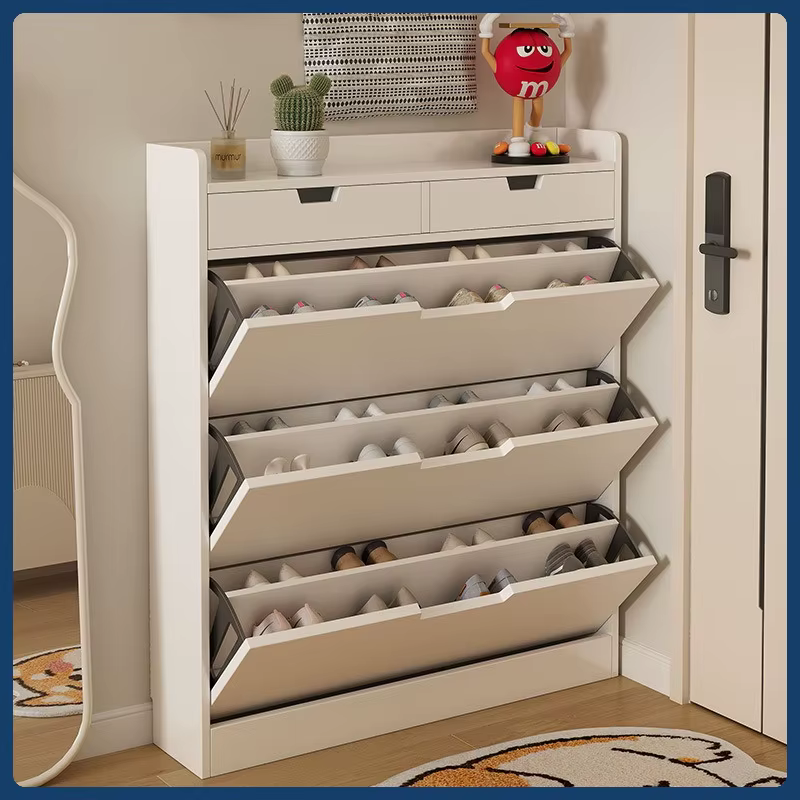 Armoire à chaussures multifonctionnelle en bois