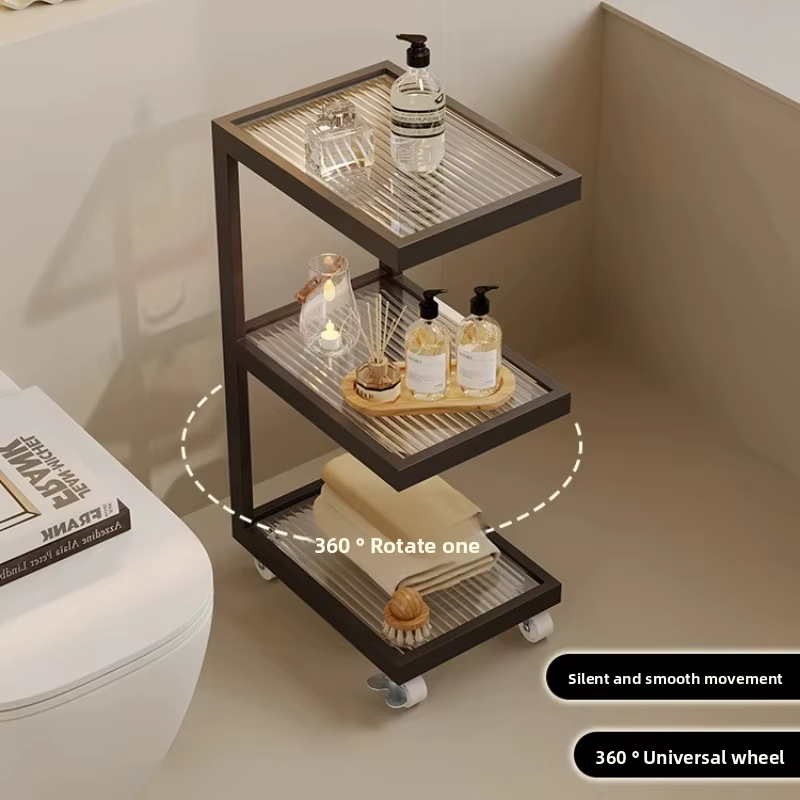 Organisateur de rangement de salle de bain spacieux