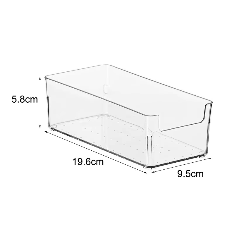 Boîte de rangement transparente pour la maison