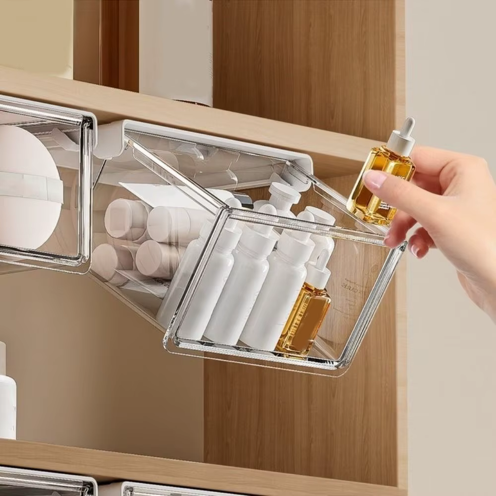 Boîte de rangement de Style tiroir en plastique