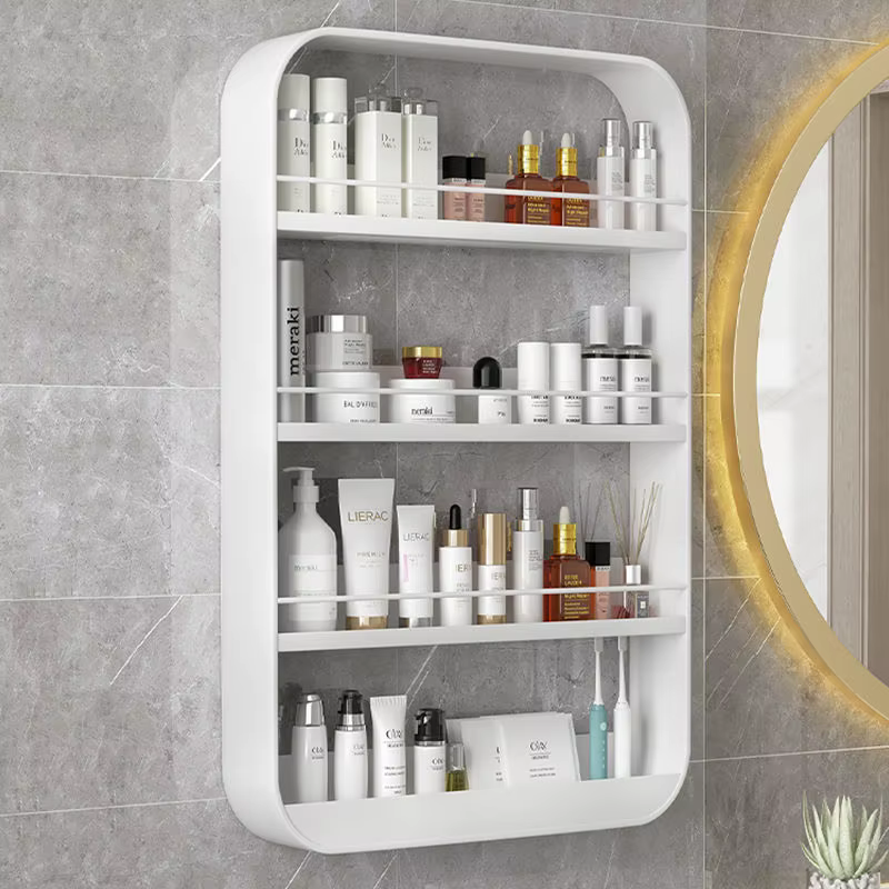 Étagères de rangement murales pour salle de bain