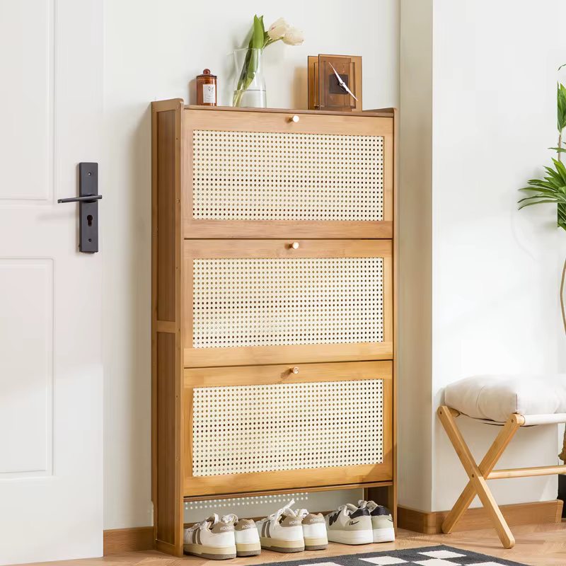 Armoire à chaussures en bois pour la maison