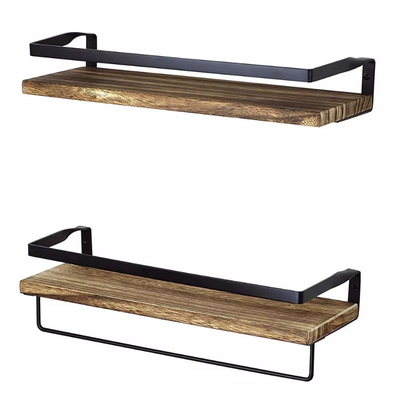 Étagère flottante murale en bois