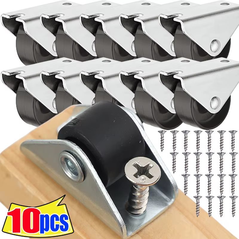 Mini-roulettes universelles pour meubles