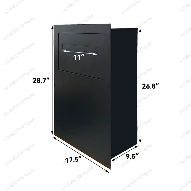 Y Armoire de courrier intégrée extérieure