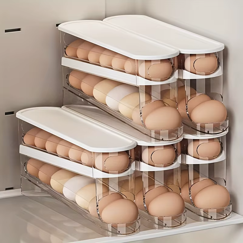 Boîte de rangement pour œufs à double couche