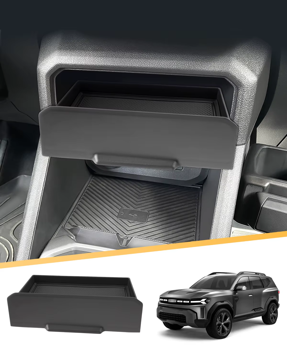 Coffre de rangement central pour Dacia Duster 3 (2024